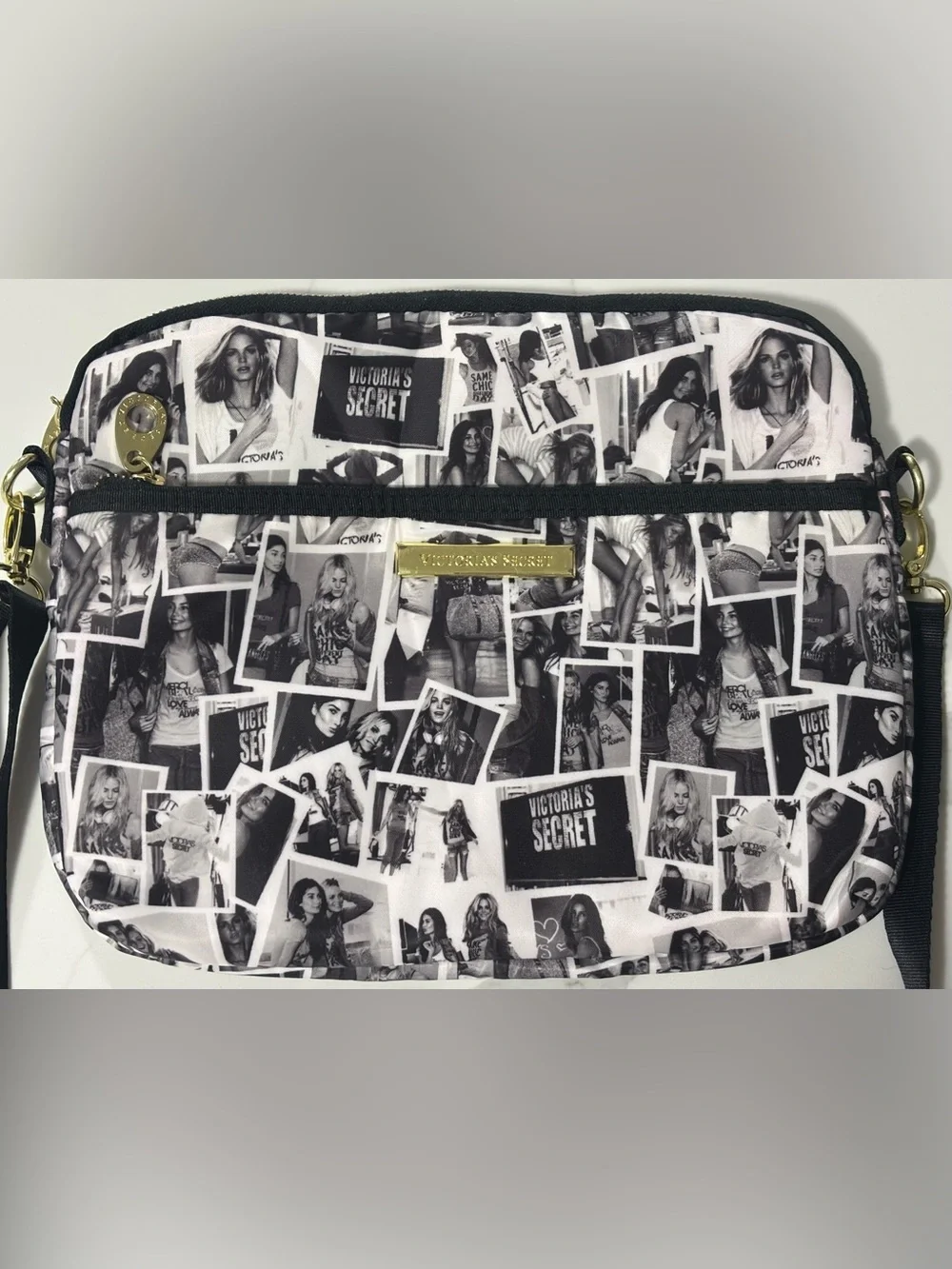 Victoria's Secret Supermodels Photo Collage Messenger Bag